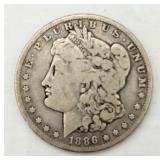 1886-O Morgan Silver Dollar