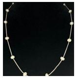 Sterling Silver w/ Pearls Neacklace