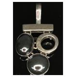 Sterling Silver Hematite Pendant