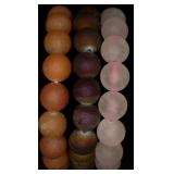 3 Natural Stone Stretch Bracelets