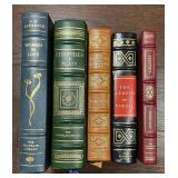 5 Leather Bound "The Franklin Library" Classics
