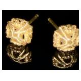 14K Yellow Gold Earrings