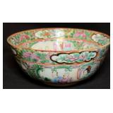 VTG Chinese Export Rose Medallion Porcelain Bowl
