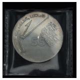 1970 Israel 10 Lirot 90% Silver Coin