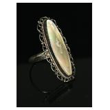 Sterling Silver Mother-of-Pearl Ring