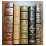 5 Leather Bound "The Franklin Library" Classics