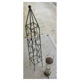 Flower Lattice Tower, Bird Feeder