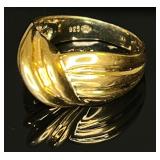 Sterling Silver Dome Ring