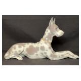 VTG Lladro Great Dane Porcelain Figurine
