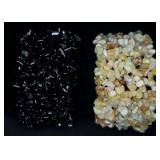 2 Natural Chip Bead Stretch Bracelets