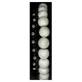 2 Natural Stone Stretch Bracelets
