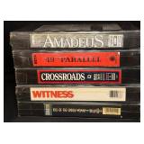 5 VTG VHS Hardcover Movies