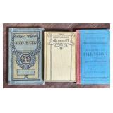 3 Small Antique Books