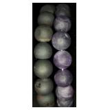 2 Natural Stone Stretch Bracelets