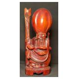 VTG Hand-carved Wooden Statue Shou Lao
