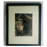 Antq. Engraved Picture ROYAL PATH OF LIFE