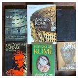 6 Hardback Books on Rome & It