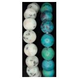 2 Natural Stone Stretch Bracelets