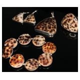 925 Cowrie Shell Ring/Bracelet/Earrings/Pendant