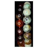 2 Natural Stone Stretch Bracelets
