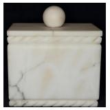 VTG Hand-Carved Italian Alabaster Jewelry box