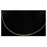Dainty 14K Yellow Gold Chain