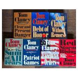 7 Hardback Tom Clancy Novels