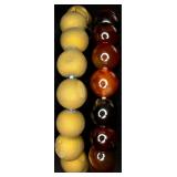 2 Natural Stone Stretch Bracelets