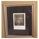 Framed Print 1639 'The Goldweigher'