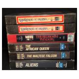 5 VTG VHS Hardcover Movies