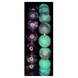 2 Natural Stone Stretch Bracelets
