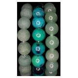 3 Natural Stone Stretch Bracelets