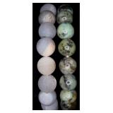 2 Natural Stone Stretch Bracelets