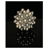 Sterling Silver Sputnik Designed Ring