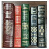 5 Leather Bound "The Franklin Library" Classics