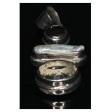 Sterling Silver Multi-stones Pendant