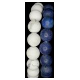 2 Natural Stone Stretch Bracelets