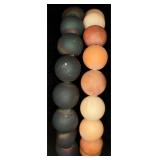 2 Natural Stone Stretch Bracelets