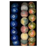 3 Natural Stone Stretch Bracelets
