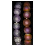 2 Natural Stone Stretch Bracelets