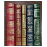 5 Leather Bound "The Franklin Library" Classics