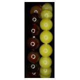 2 Natural Stone Stretch Bracelets