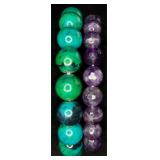 2 Natural Stone Stretch Bracelets