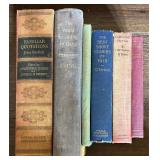 6 Antique & VTG Hardback Story & Quotation Books