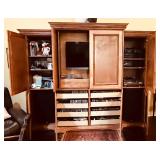 Wooden Media Armoire