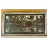 Framed Black & White Photograph a Mirrored Image