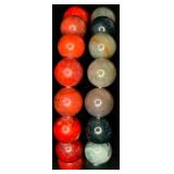 2 Natural Stone Stretch Bracelets