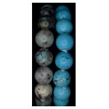 2 Natural Stone Stretch Bracelets