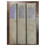 3 Random House "The Civil War, A Narrative" Books