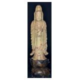 VTG Chinese Soapstone Statue of Guanyin